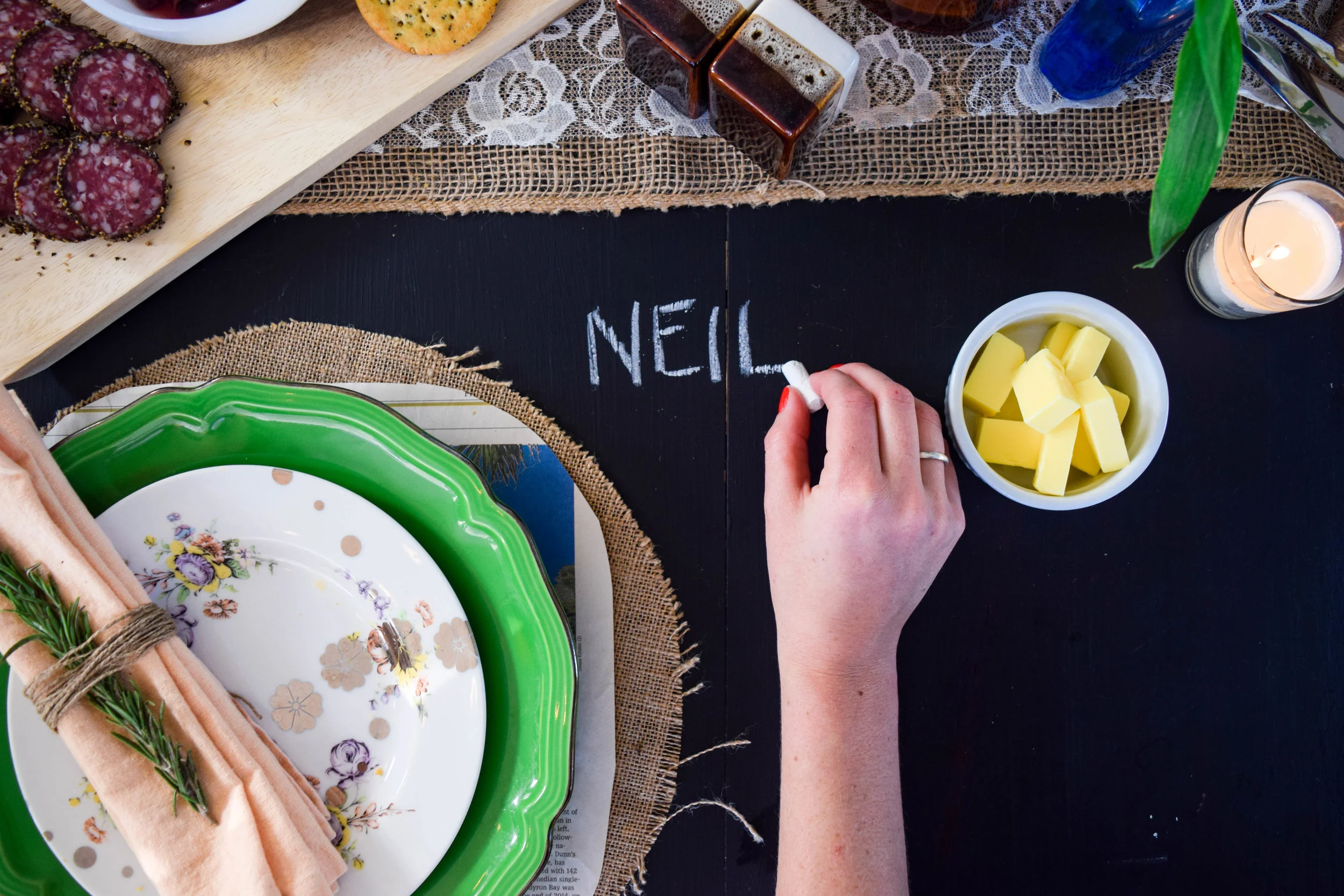 DESIGNING YOUR TABLE SETTING