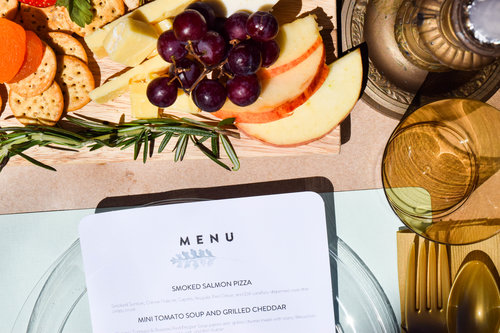 Grapes Menu Card -weddings events Wedding Place Card Gift Card Table Number Card