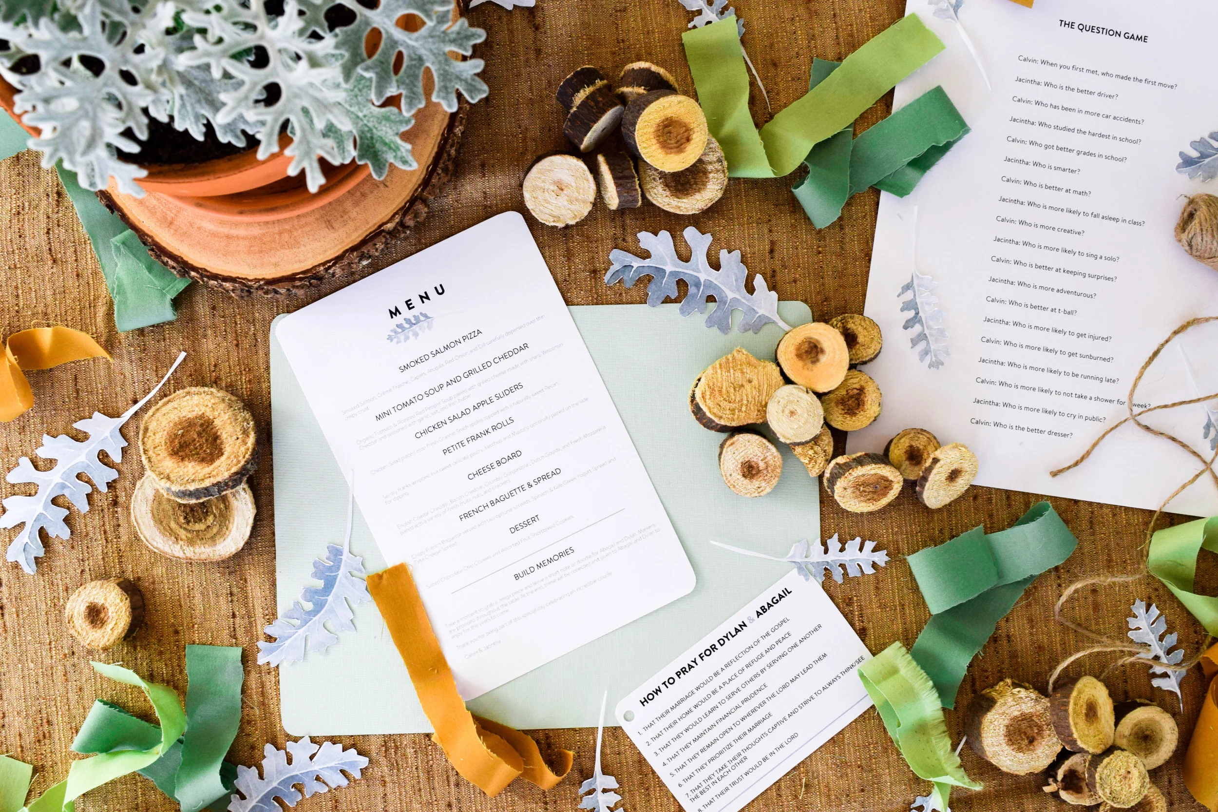 A BRIDAL SHOWER