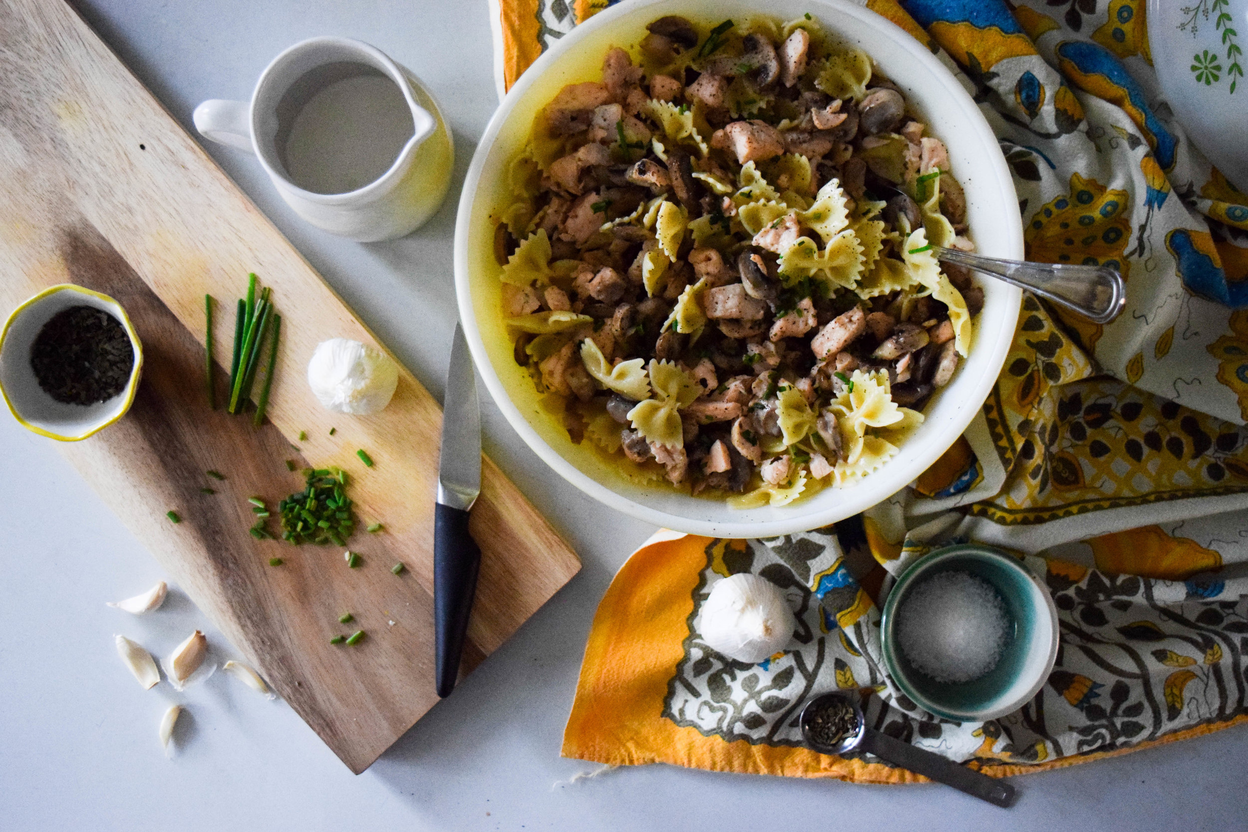 SCRUMPTIOUS SALMON STROGANOFF