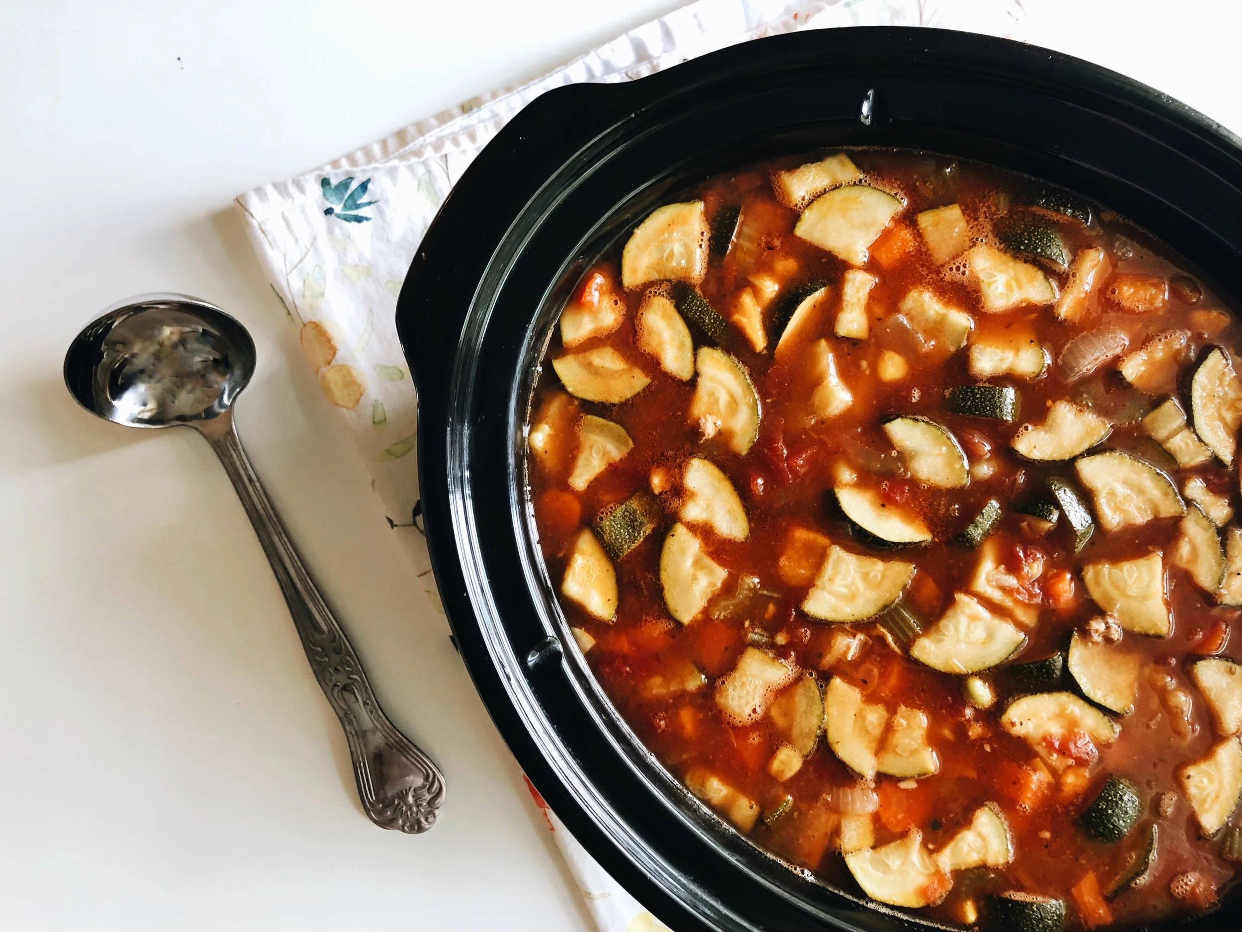 THROW TOGETHER VEGGIE SOUP