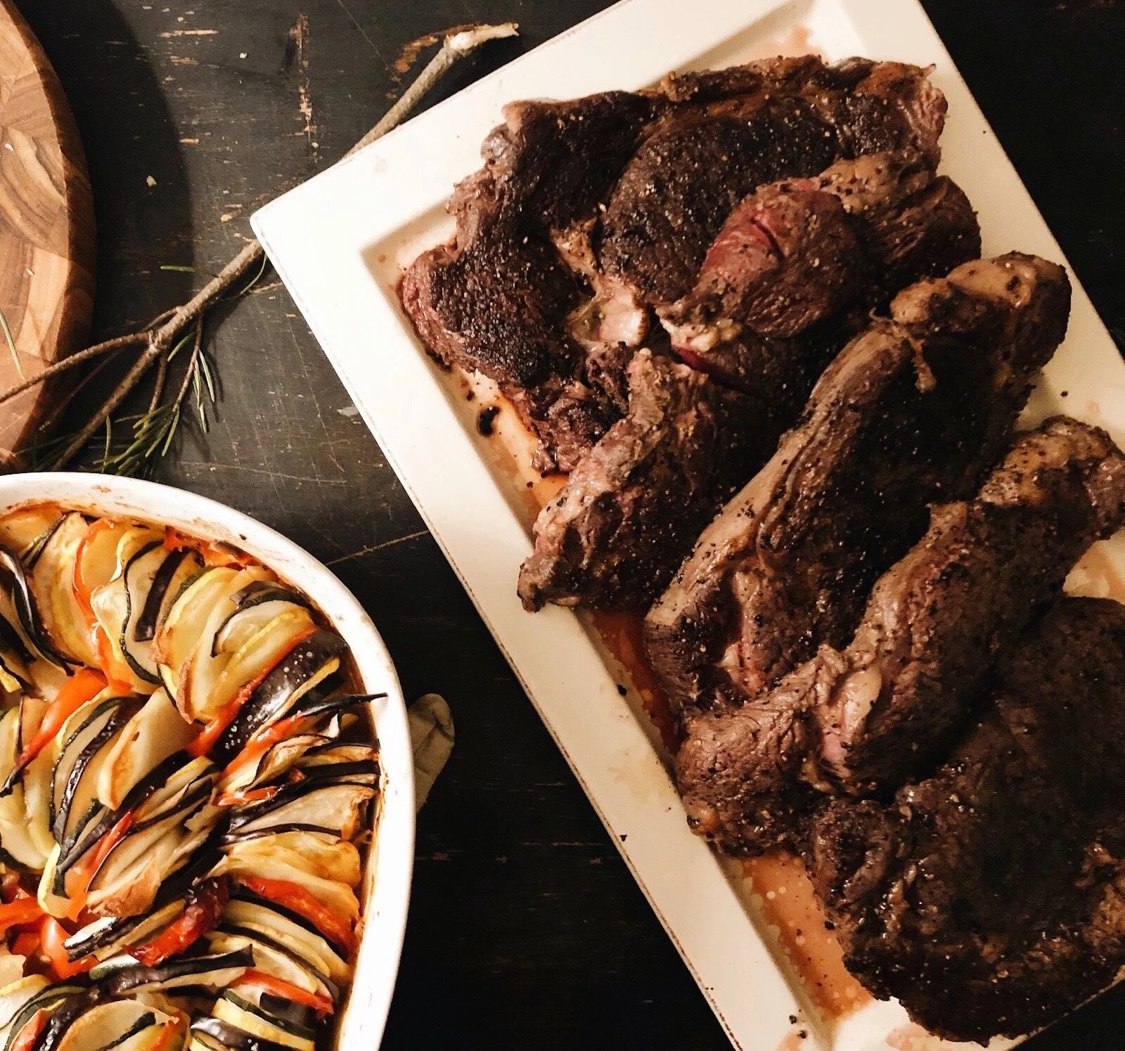 SOUS VIDE STEAK AU POIVRE