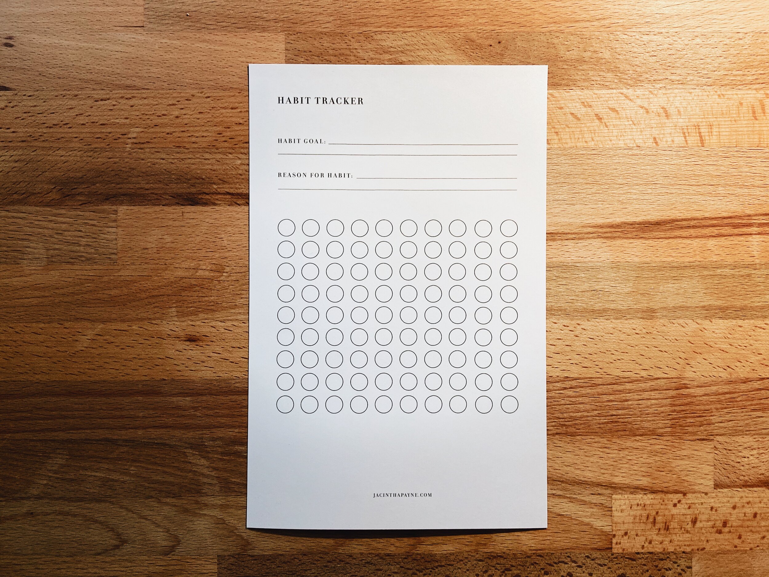 THE 90 DAY HABIT TRACKER