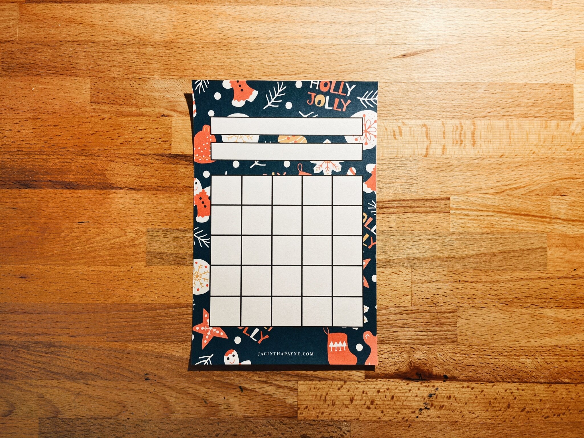 HARD WORK TRACKER - HOLIDAY EDITION