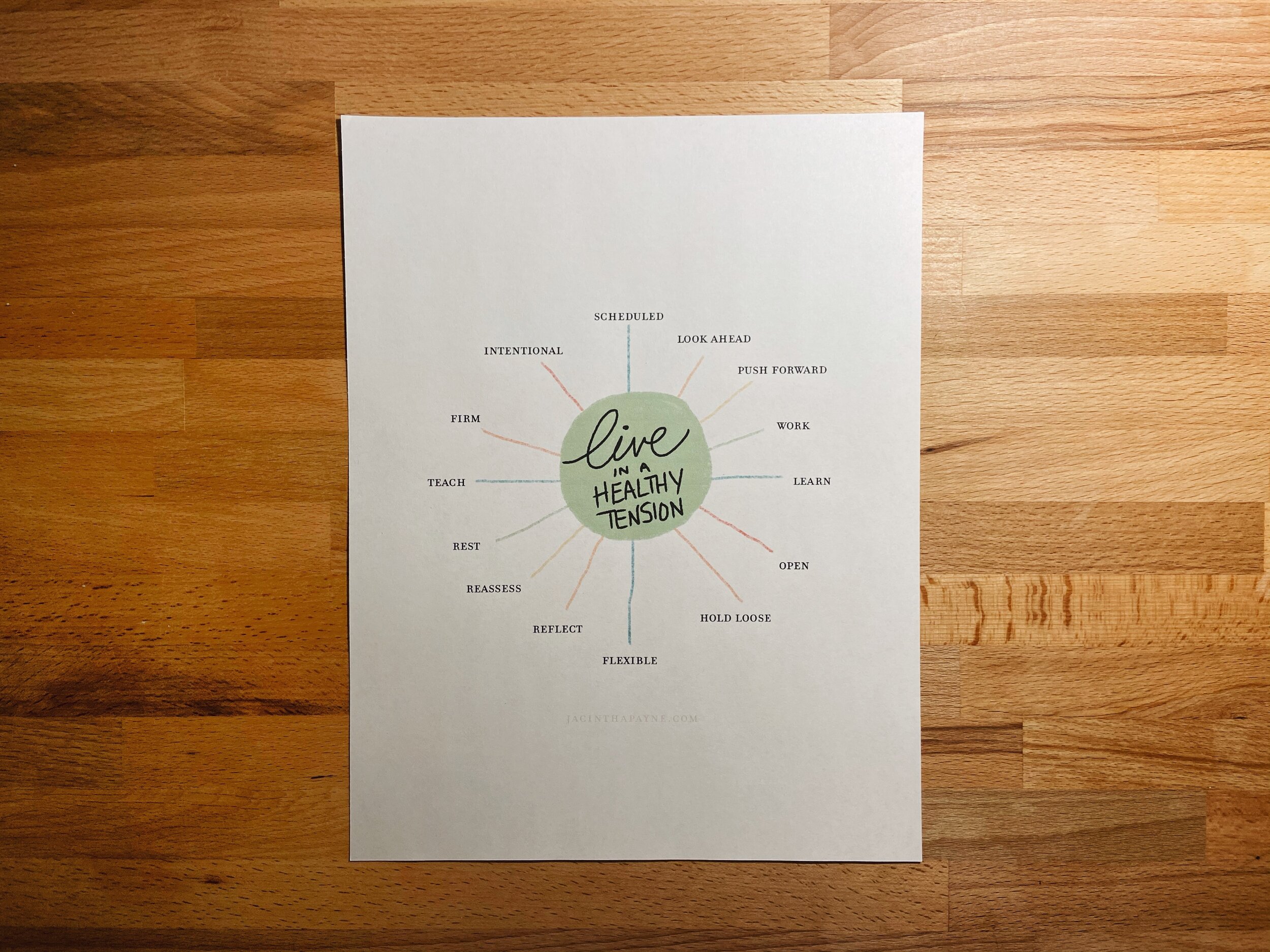 HEALTHY TENSION - PRINTABLE