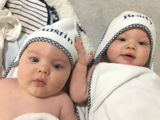 twinbabiesafterbath.jpeg