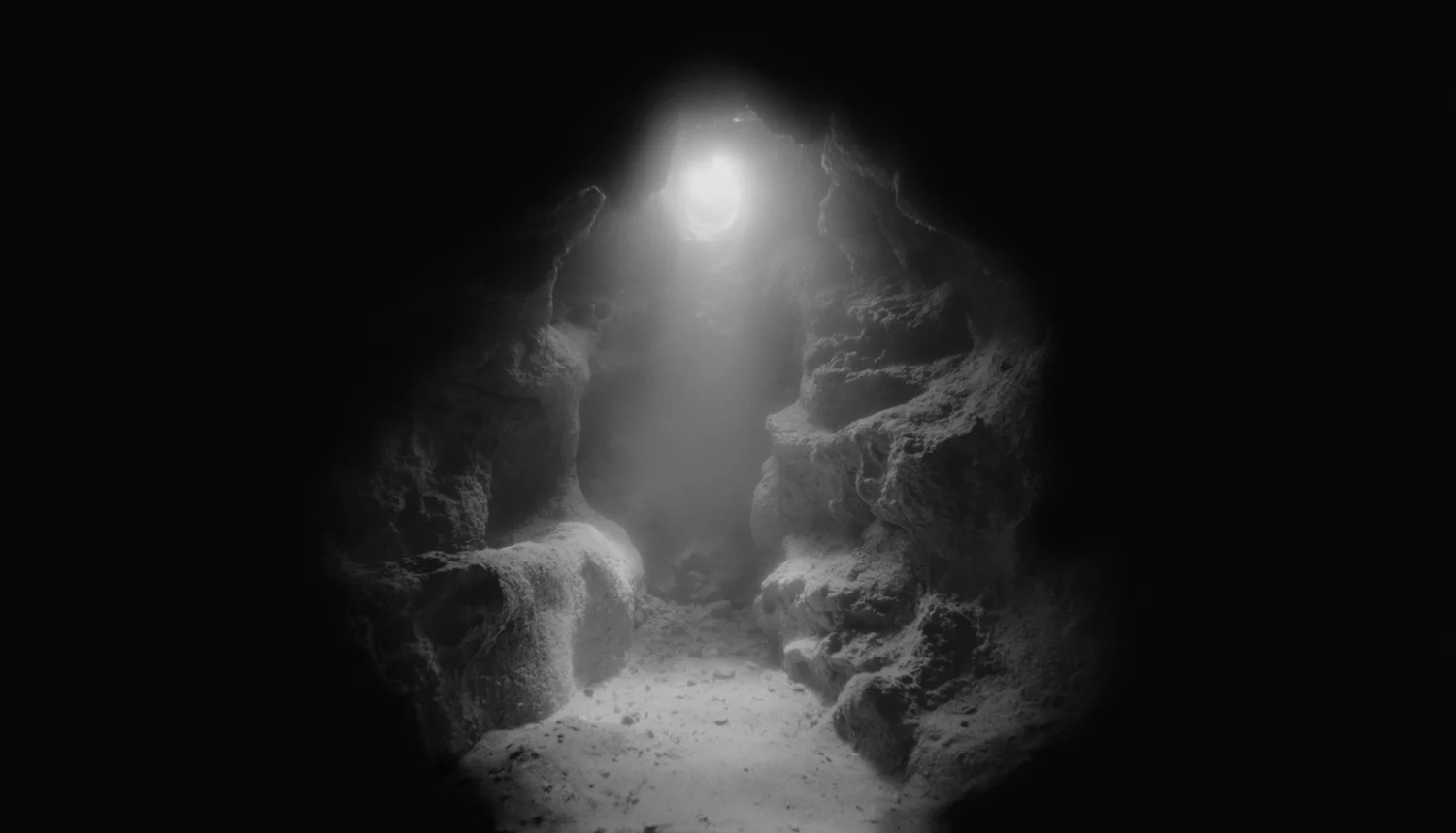 Untitled #1 from the series Above & Below , 2013 (pinhole photograph) archival pigment print on fiber-based paper, 20 x 35 inches