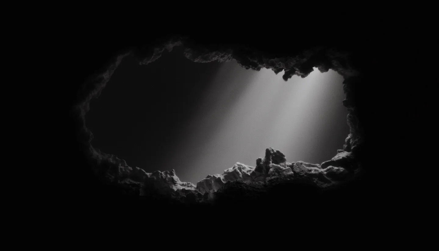 Untitled #4 from the series Above & Below , 2013 (pinhole photograph) archival pigment print on fiber-based paper, 20 x 35 inches