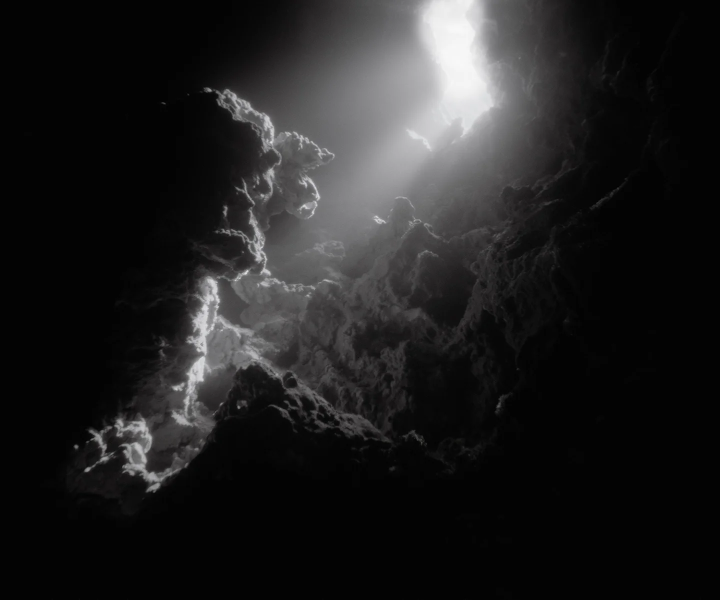 Untitled #7 from the series Above & Below , 2013 (pinhole photograph) archival pigment print on fiber-based paper, 20 x 24 inches