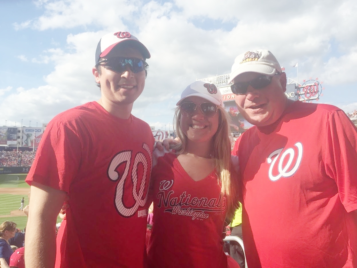Seeing a Nationals game with my dad.