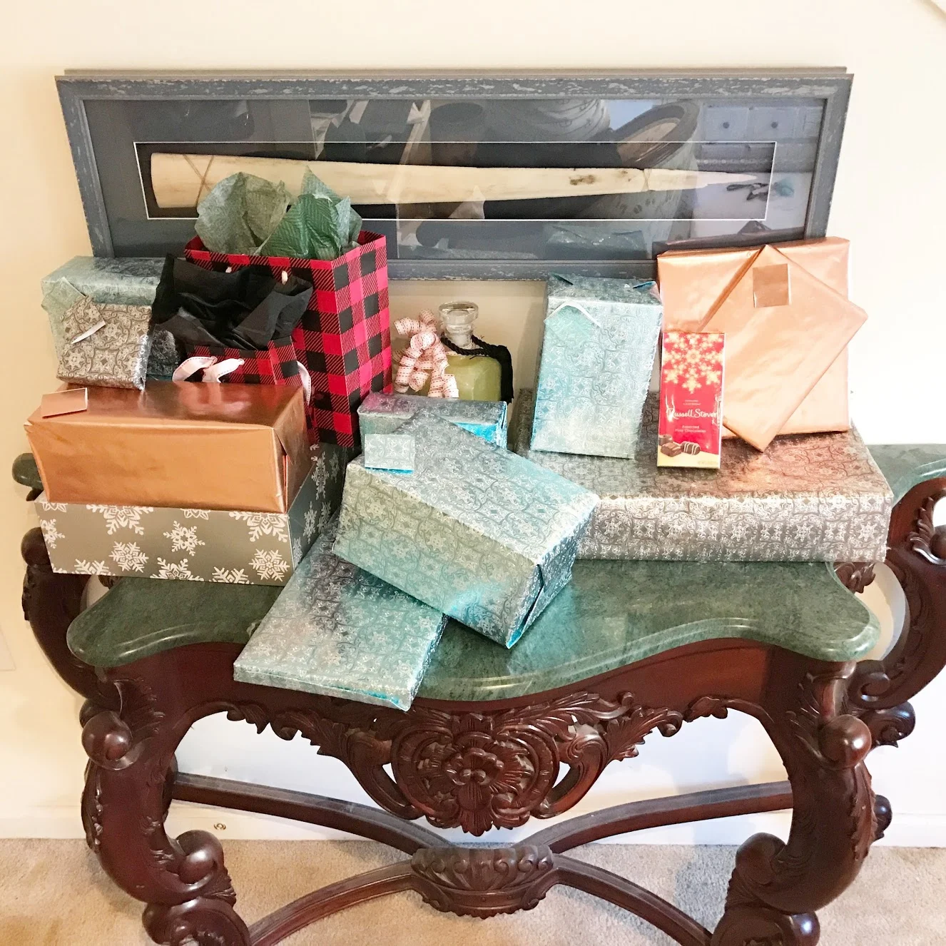 Gifts are all wrapped up!