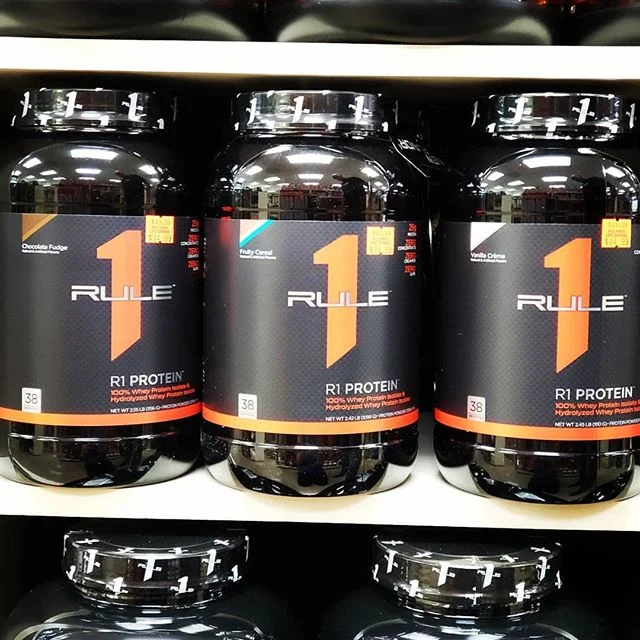 *BACK IN STOCK*
Rule 1 protein is made with super-pure 100% whey isolate, fast-acting whey hydrolysate, and virtually nothing else. 25 grams of protein, 6 grams of BCAAs, 4 grams of glutamine, and Gluten free! Better input = Better output! Come stop by and pick one up! #zerowaste #protein #fresh