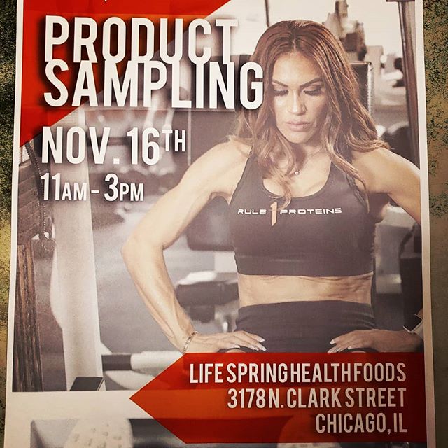 Come stop by next Saturday November 16th 2019 from 11 am to 3pm for our Rule 1 demo and product sampling! You can learn more about Rule 1 line of their amazing products! #rule1proteins