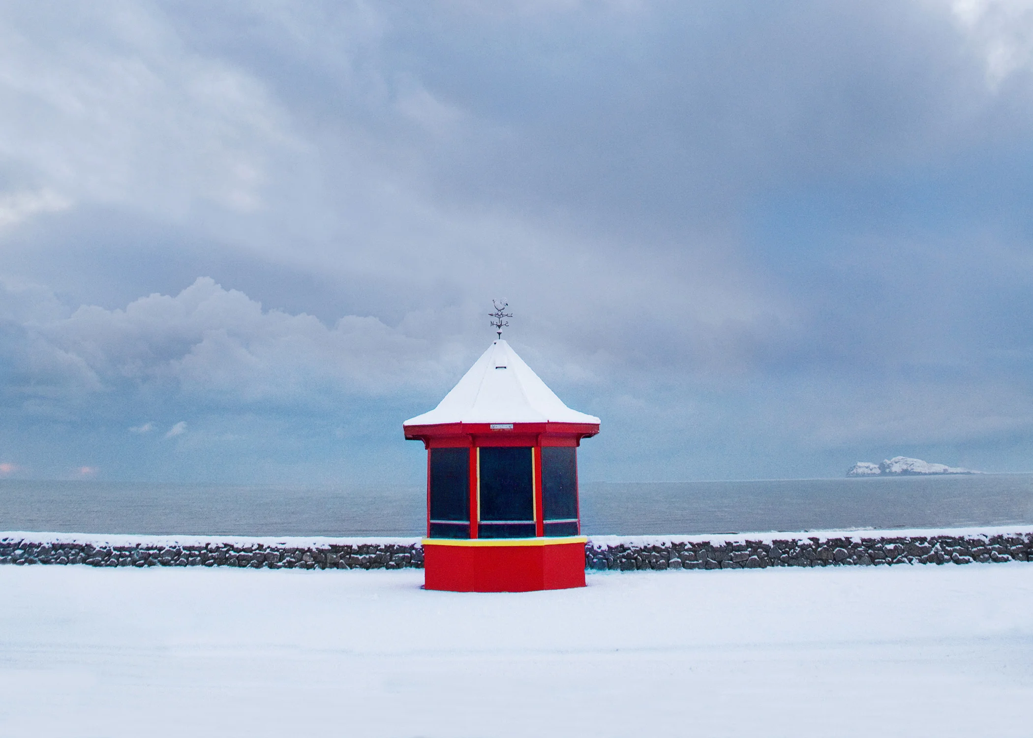 Kiosk in the Snow