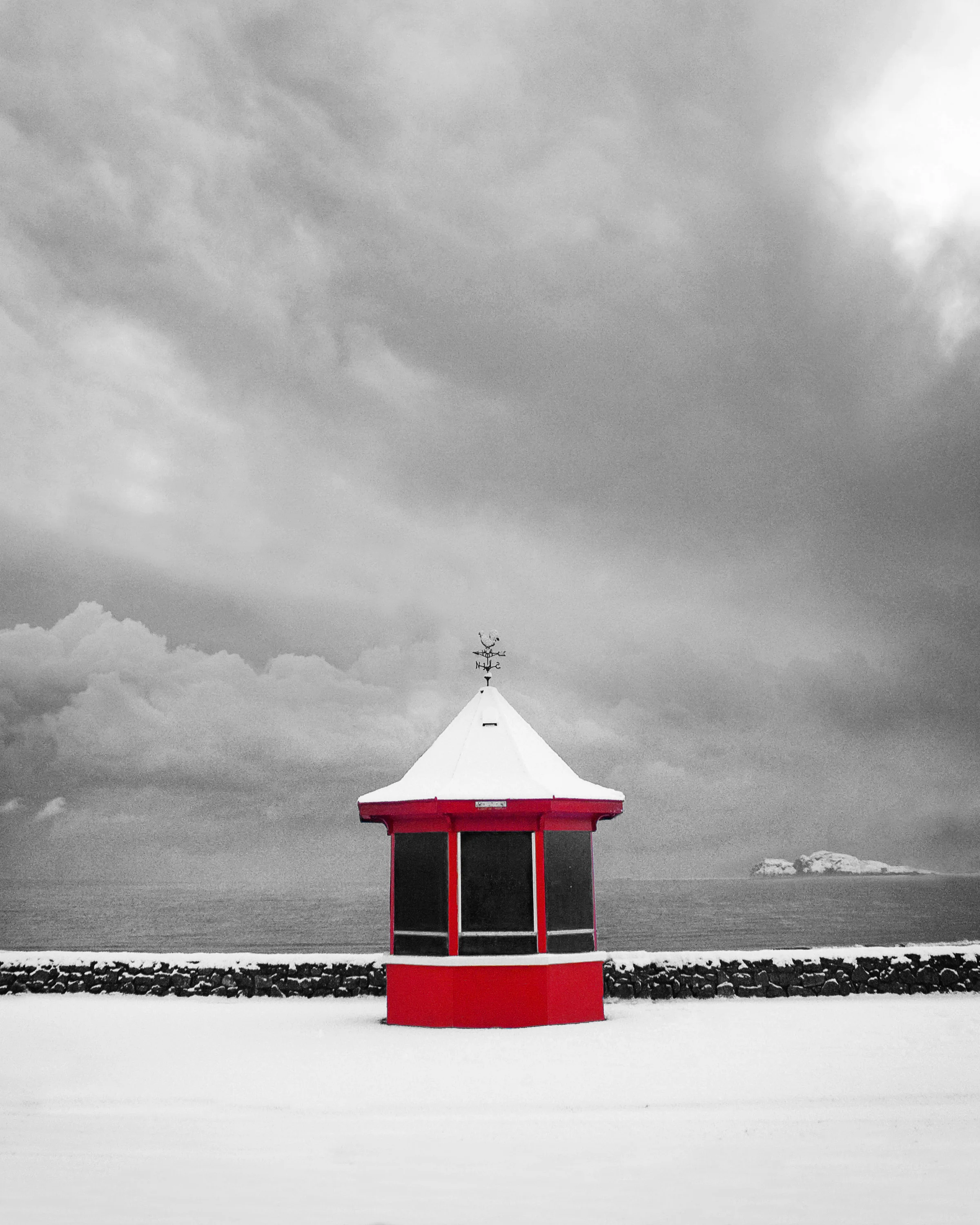 Kiosk in the Snow