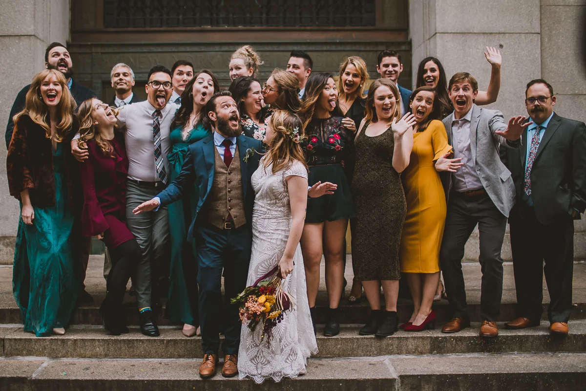 Alex and Novy | New York City Hall Brooklyn Bridge Wedding | NYC Wedding Photographer