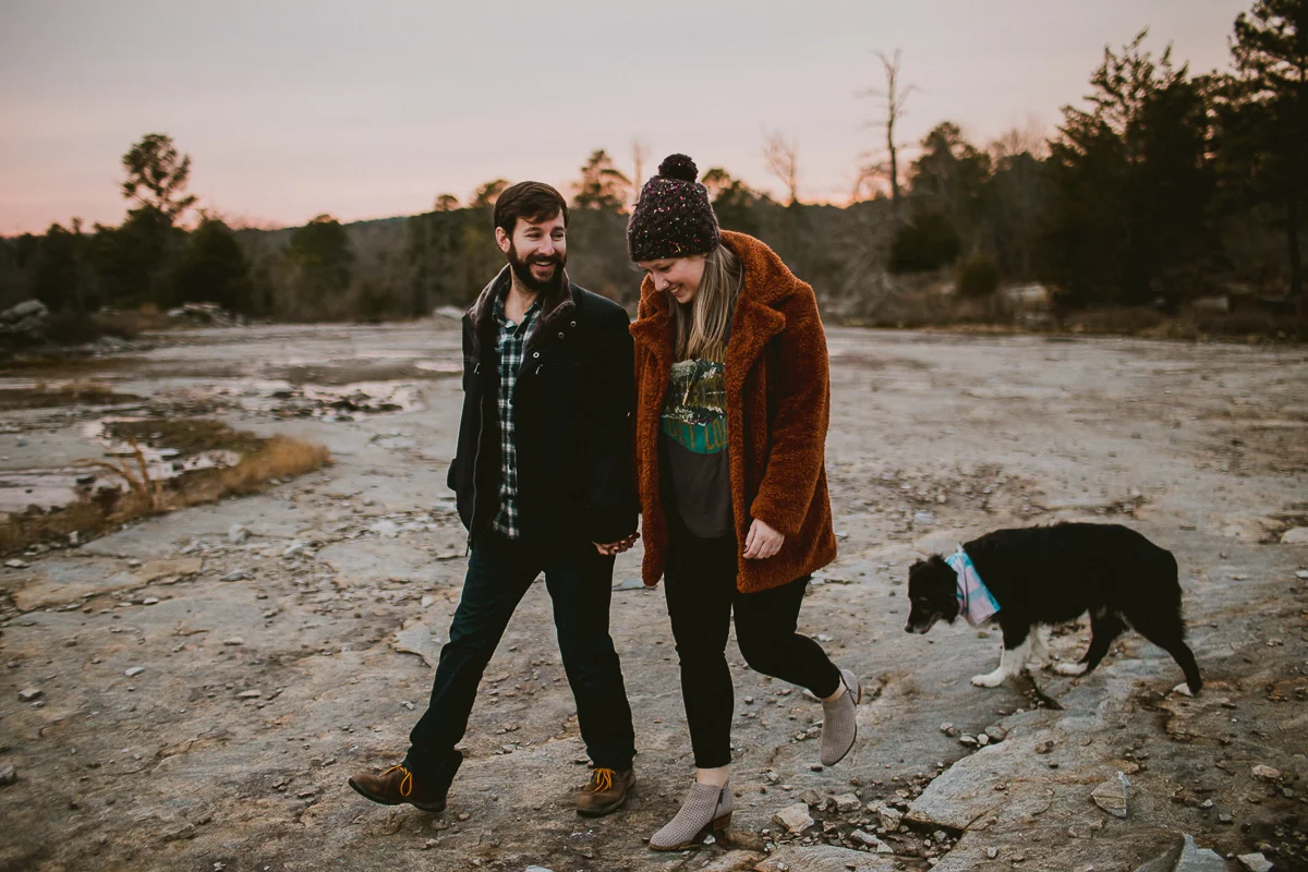 Ashli and Brendan | Mountain Sunset Session | Atlanta Wedding Photographer