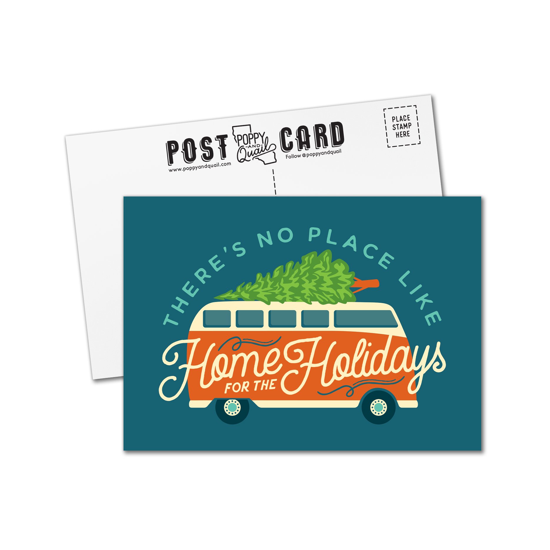 Home for the Holidays Postcard