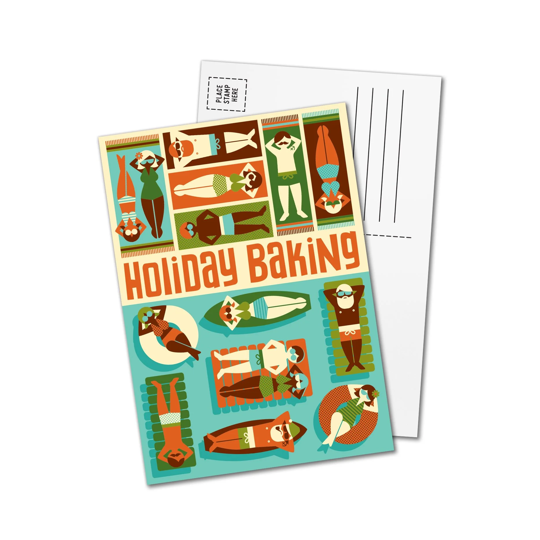 Holiday Baking Postcard