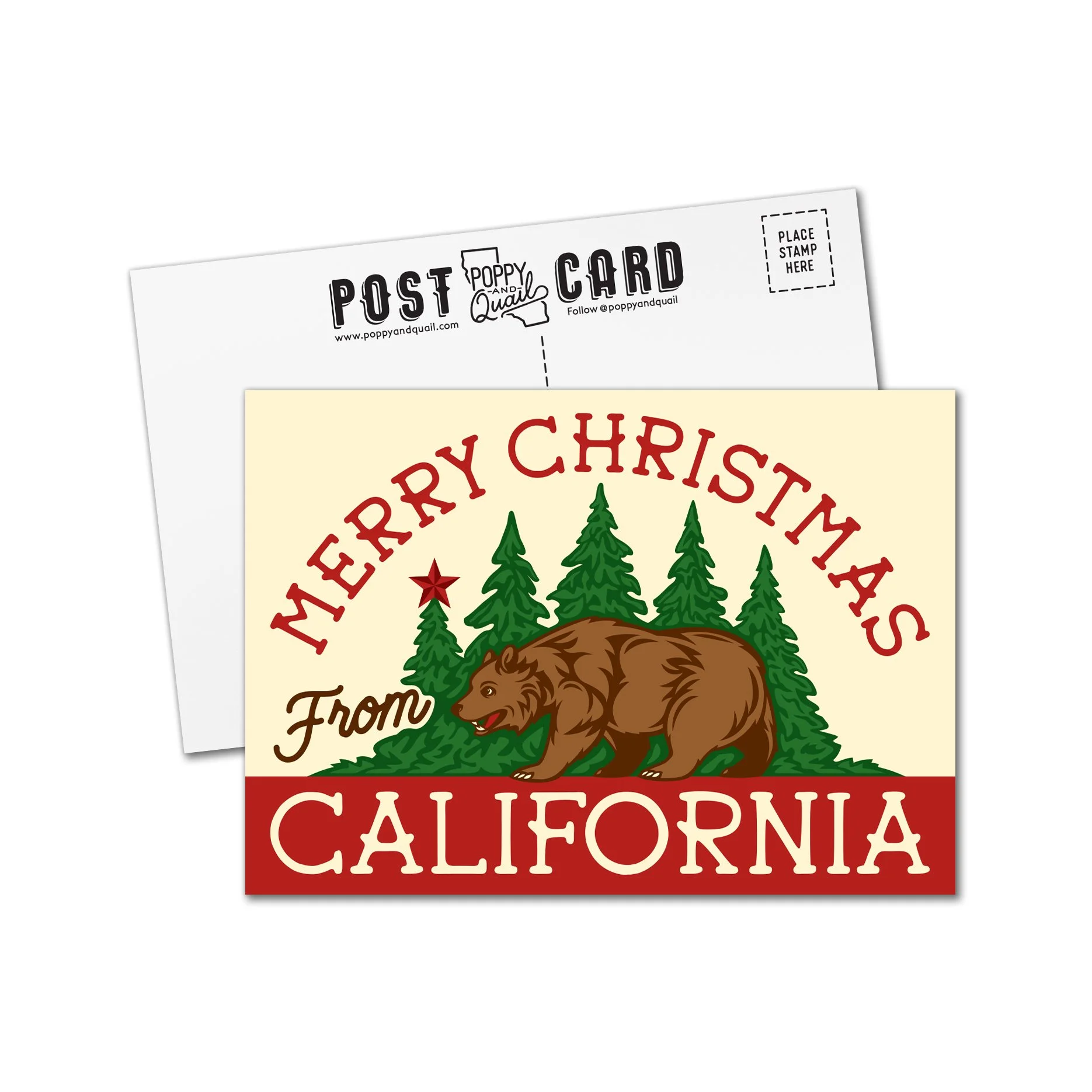 Cali Christmas Postcard