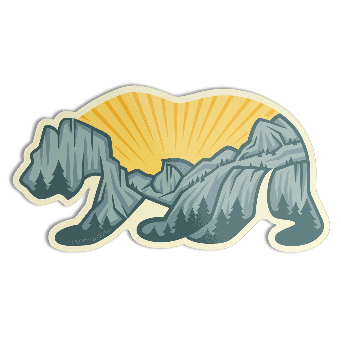 Yosemite Valley Bear Sticker