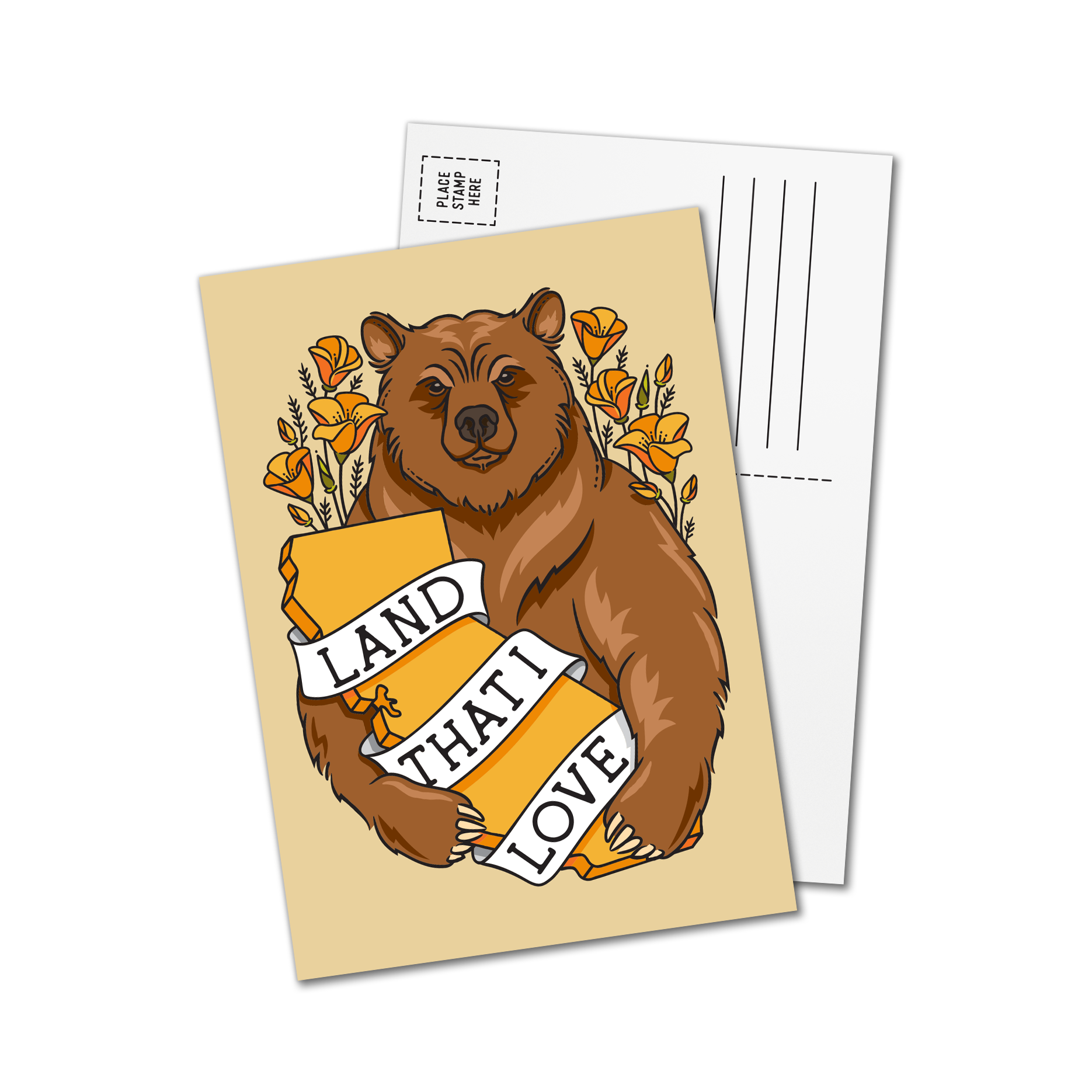 Grizzly Postcard
