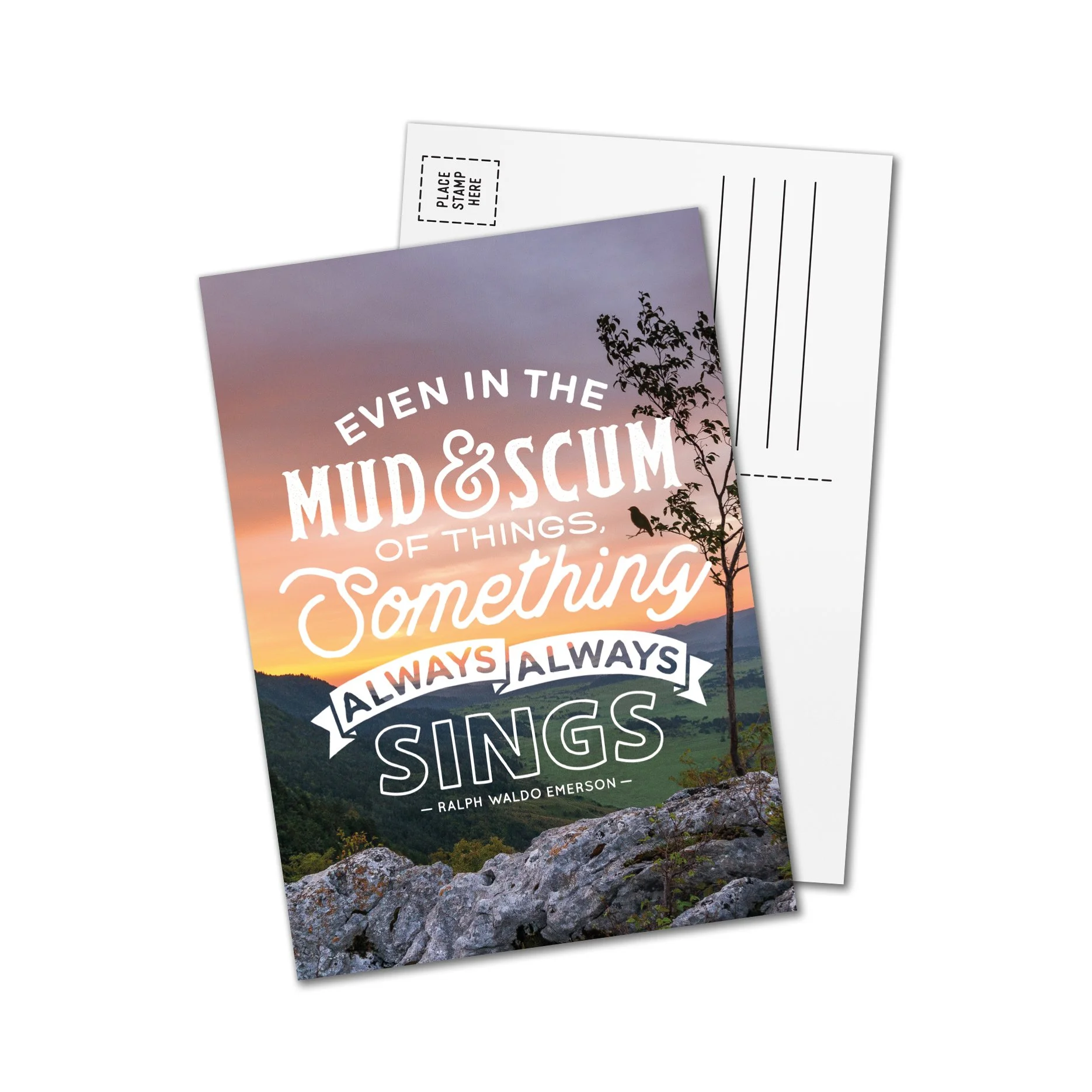 Always Sing Postcard