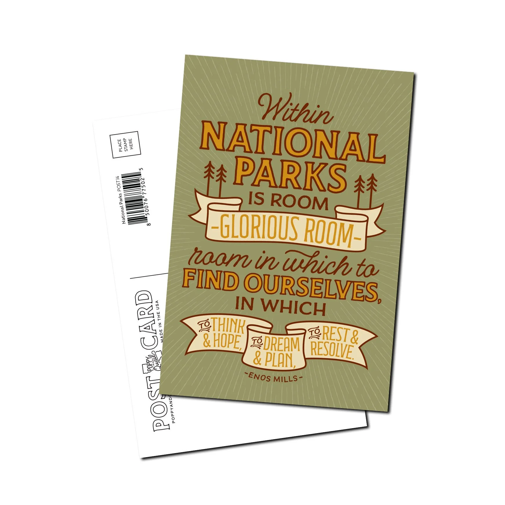 National Parks Postcard