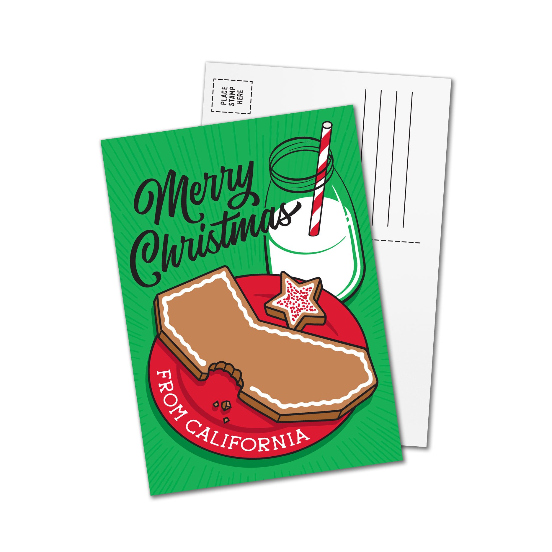 California Cookie Postcard
