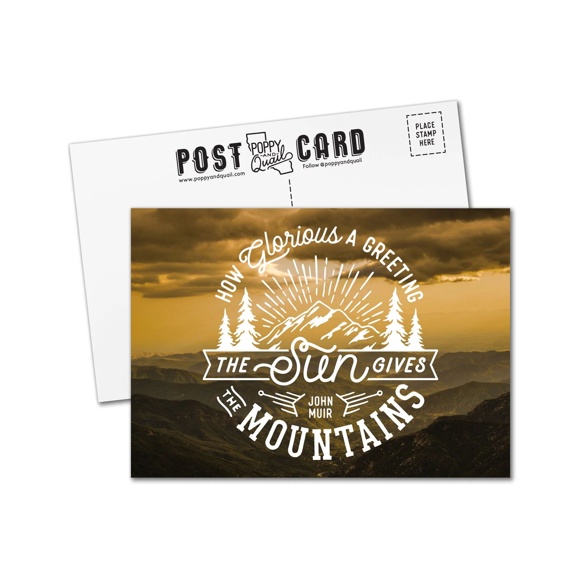 Glorious Greeting Postcard