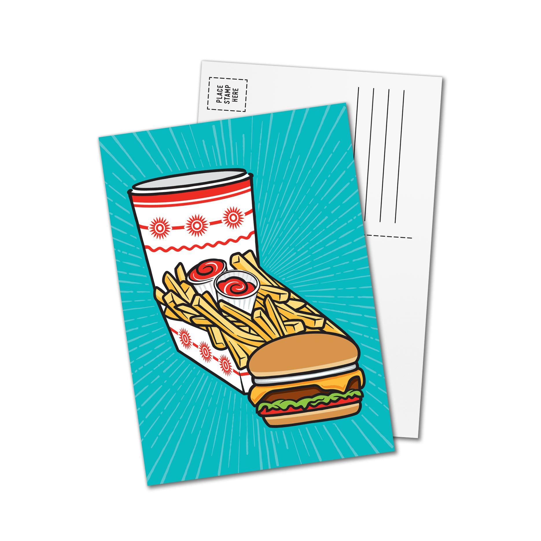 Eatin' Out Postcard