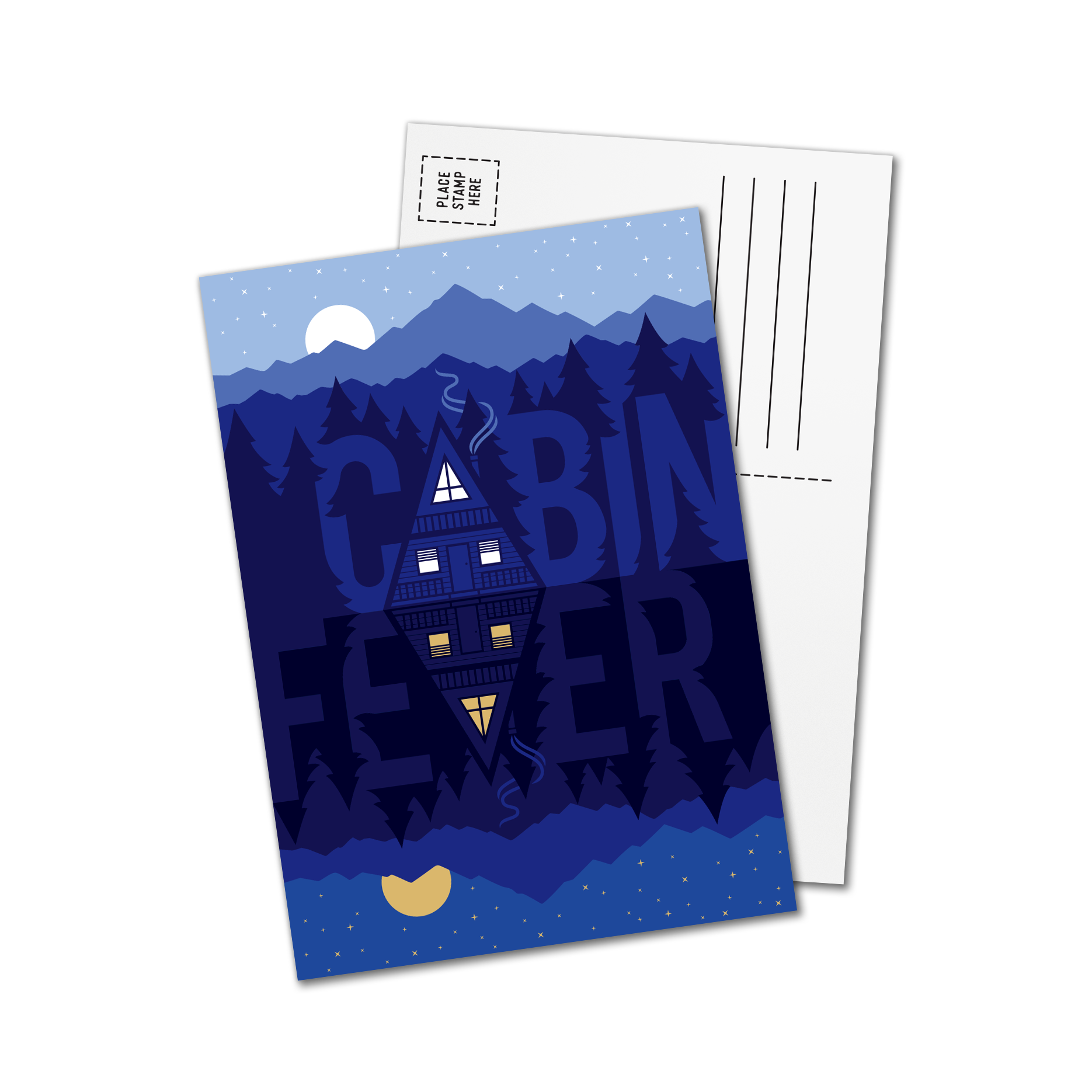 Cabin Fever Postcard