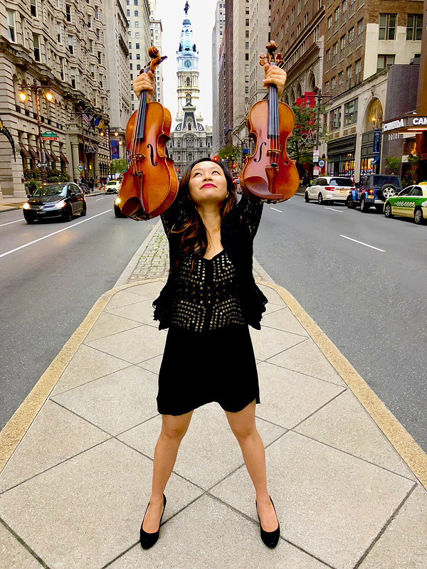 Luosha Fang, violin and viola (photo credit Donald Allison)