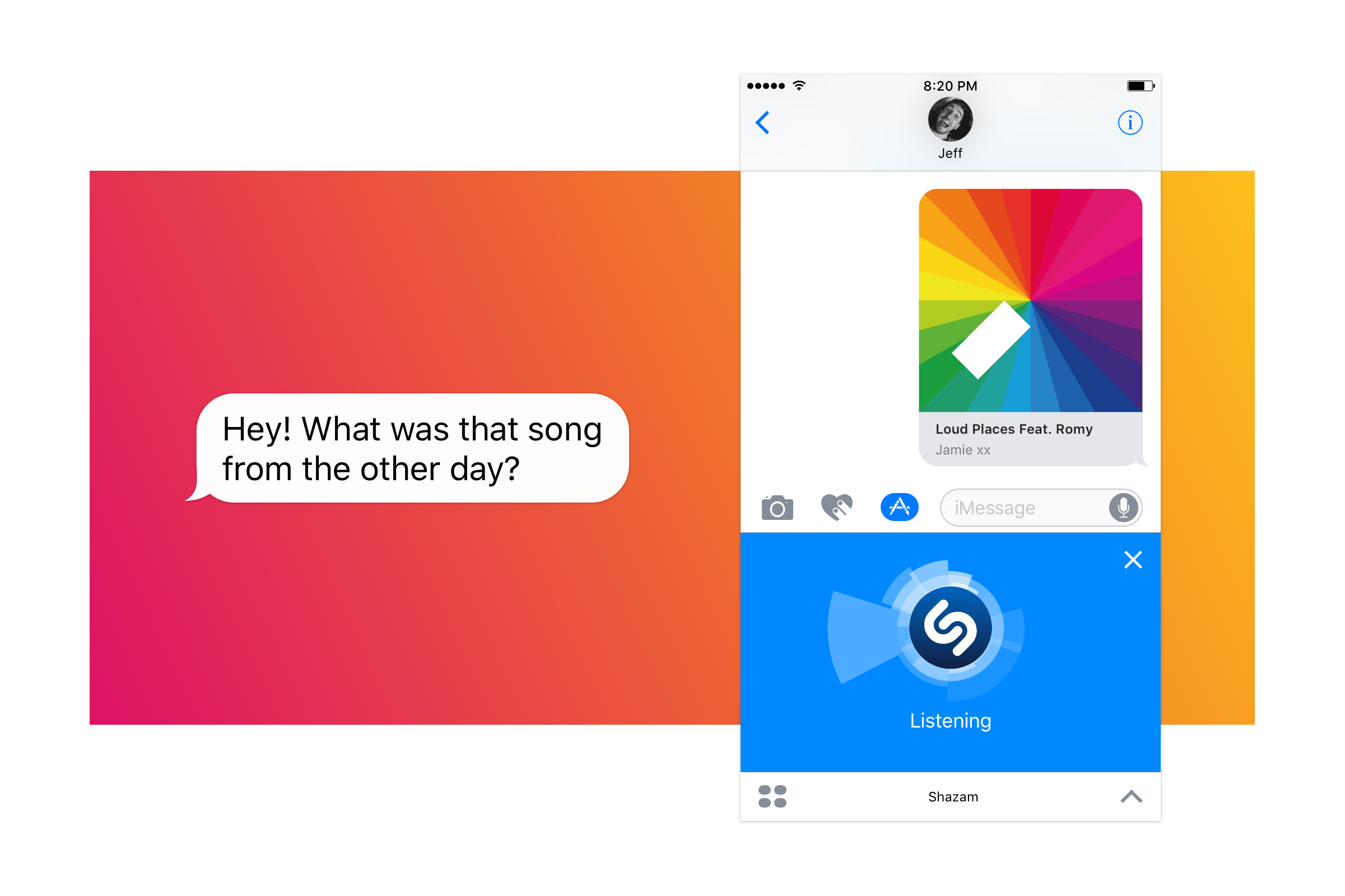 Shazam for iMessage was introduced in Sept 2016 and became another great way for Shazam to integrate into iOS devices and expand our reach. Read more here