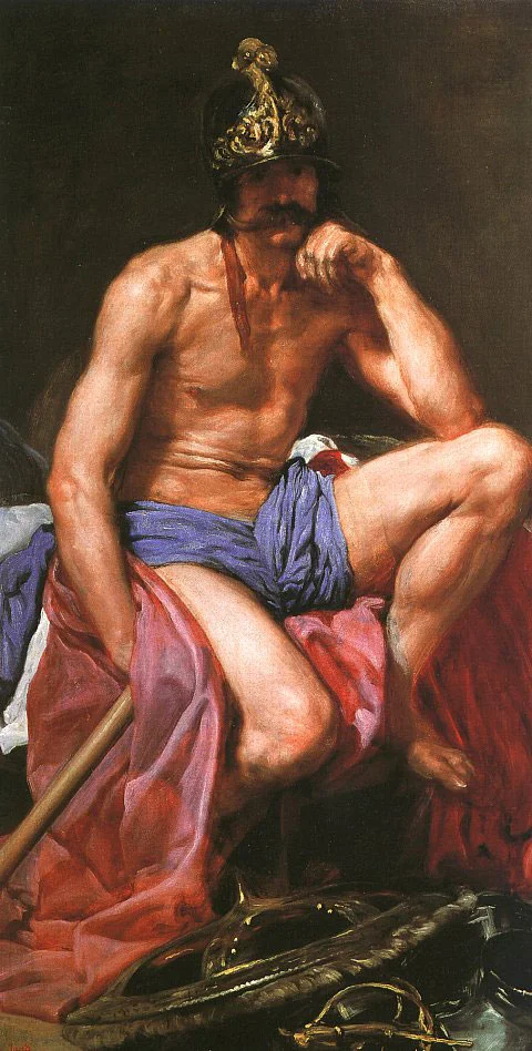 Descanso de Marte (The Rest of Mars, God of War) Diego Velázquez, 1640