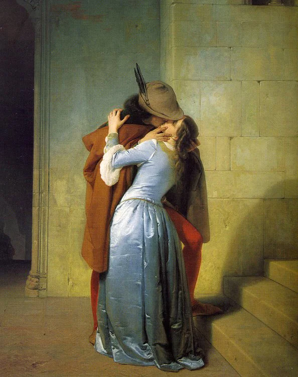 Francesco Hayes, The Kiss , 1859