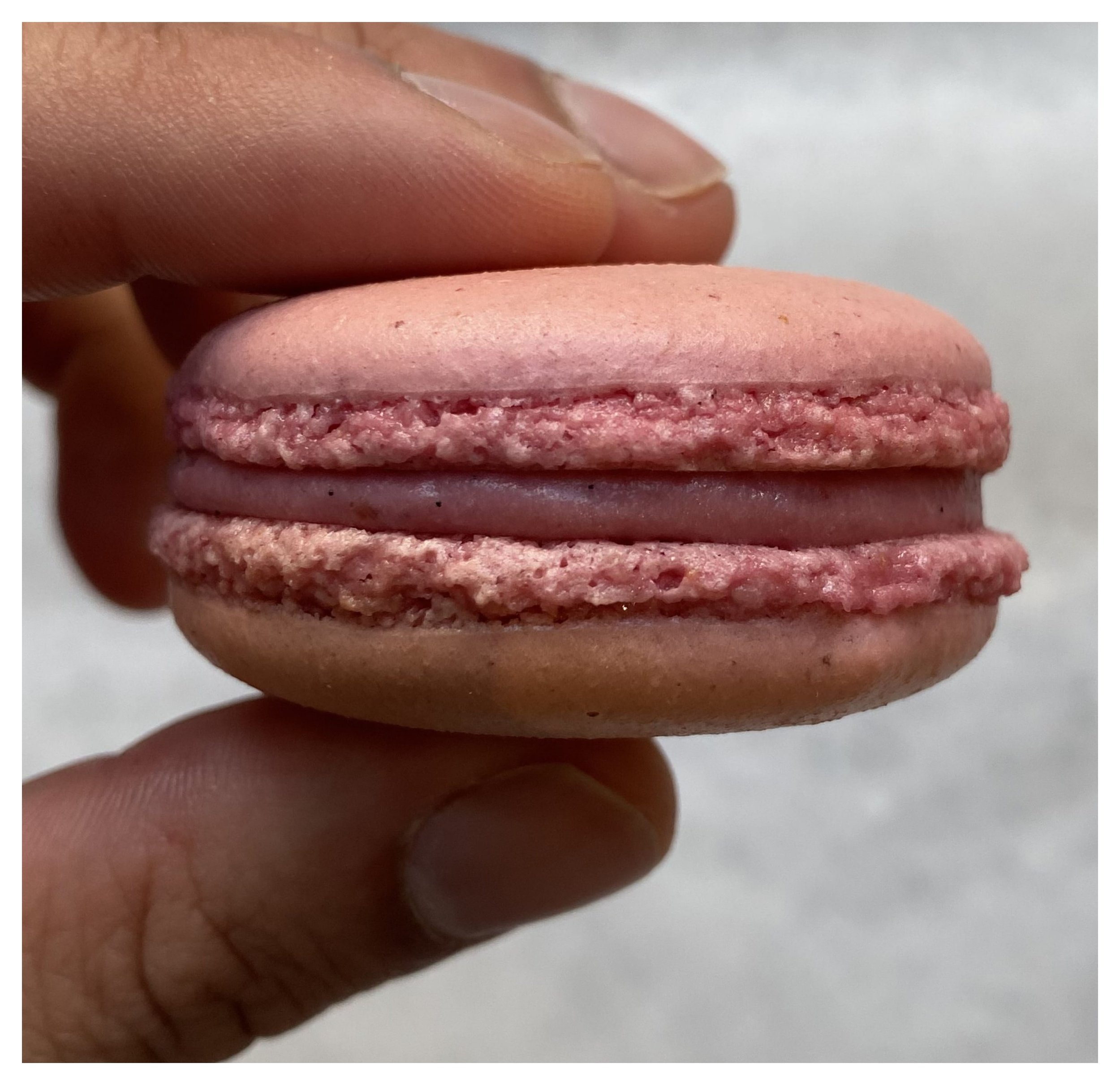 Raspberry Macarons