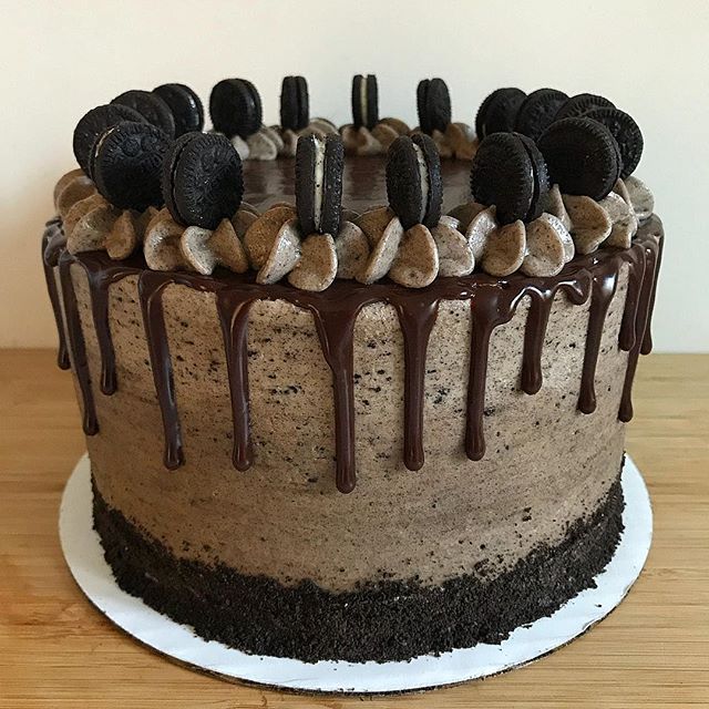 Oreo Cake #baking #oreo