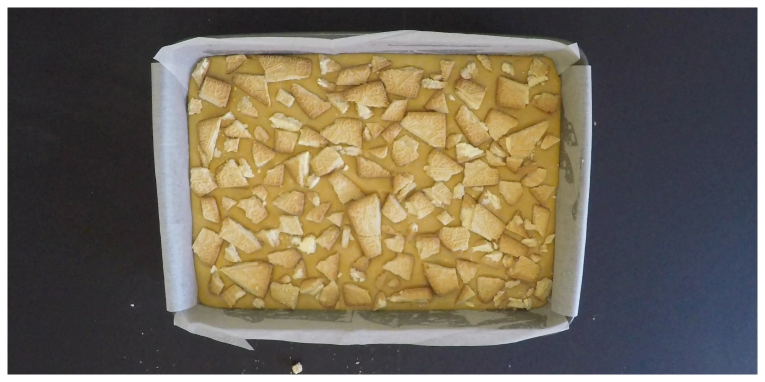 Custard Cream Blondies