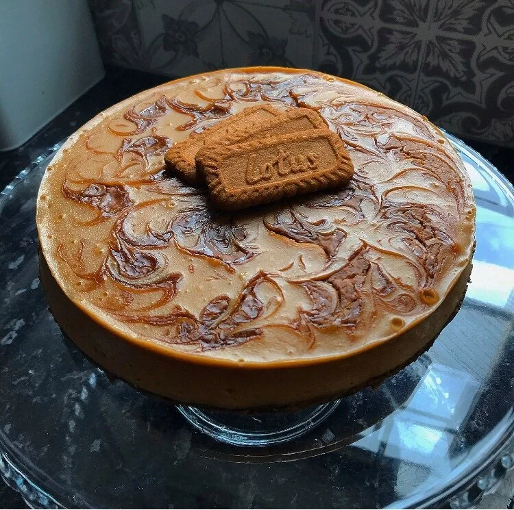 Baked Lotus Biscoff Cheesecake — Krish The Baker