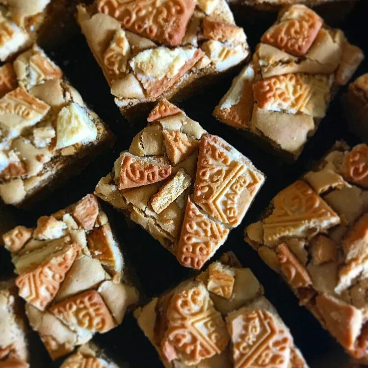 Custard Cream Blondies