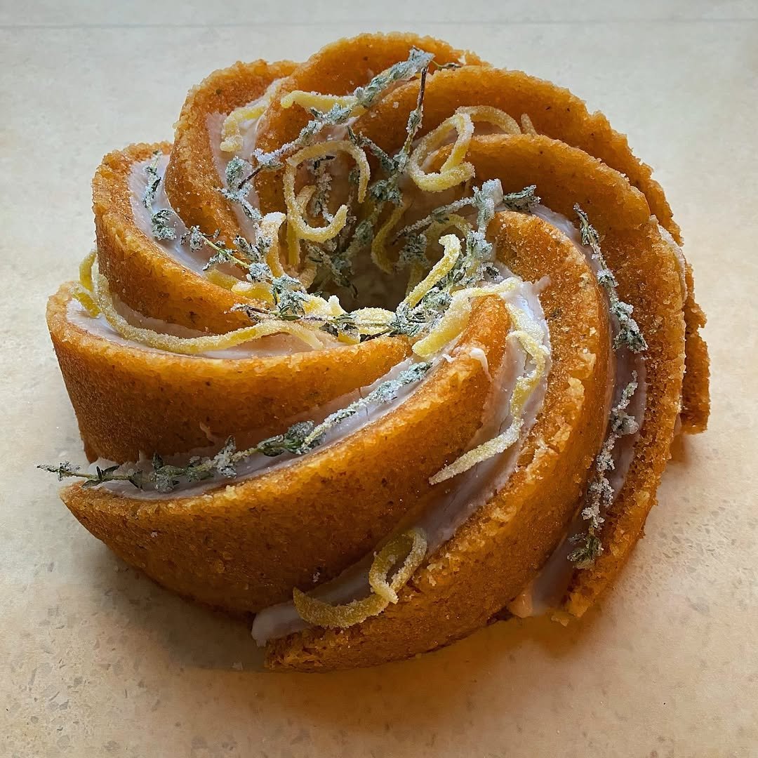 GBBO Technical Challenge S14W6 - Lemon &amp; Thyme Bunt Cake