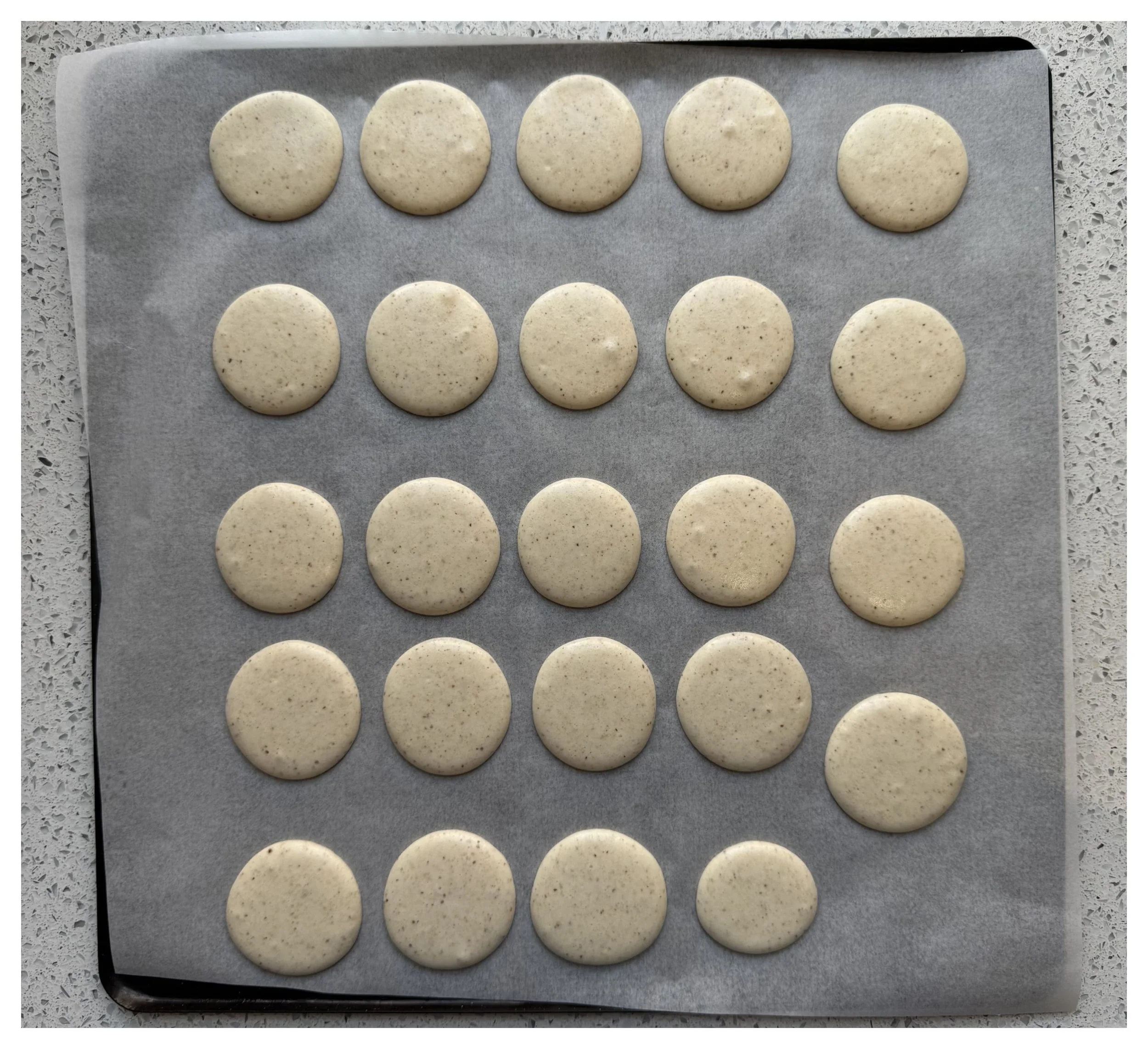 White Chocolate and Hazelnut Macarons