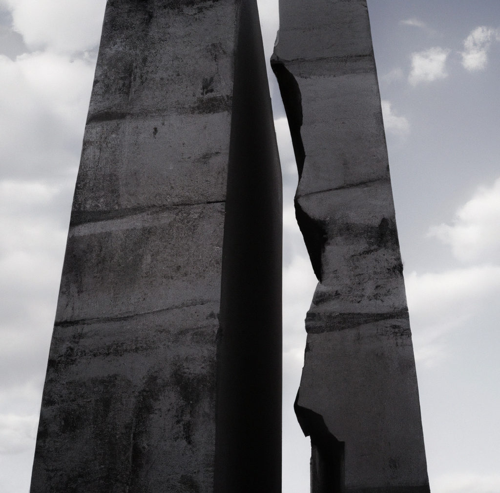 DALL·E 2022-11-19 11.07.38 - monolithe rectiligne immense dans musée d'art moderne en ruine.png