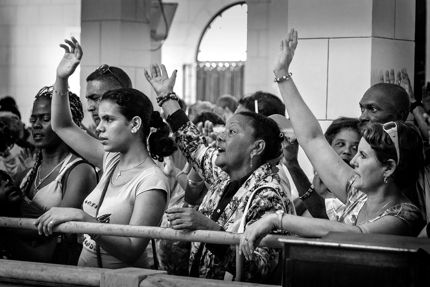 Church singing 
San Lorenzo, Cuba 2012