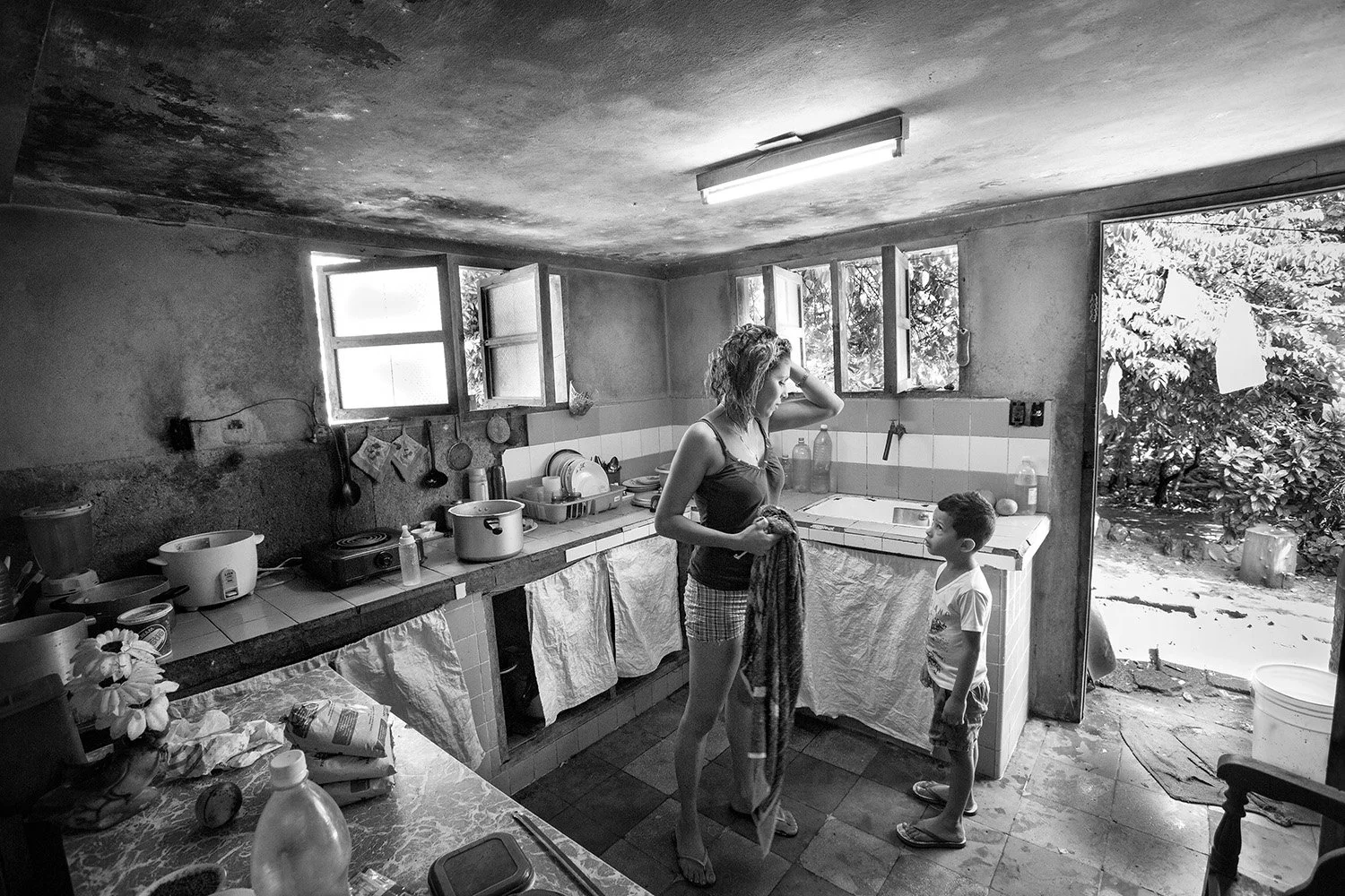 Cocca Farmers' Wife and Child at Home
Baracoa, Cuba 2014
Archival pigment print
Available in limited editions
