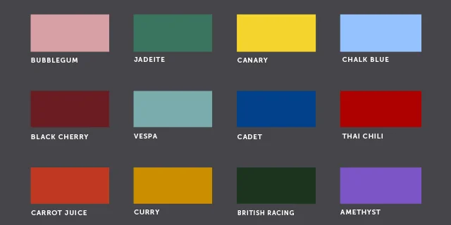 Boyd Lighting offers 12 on-trend specialty powder coats on a selection of aluminum fixtures at no additional cost. 