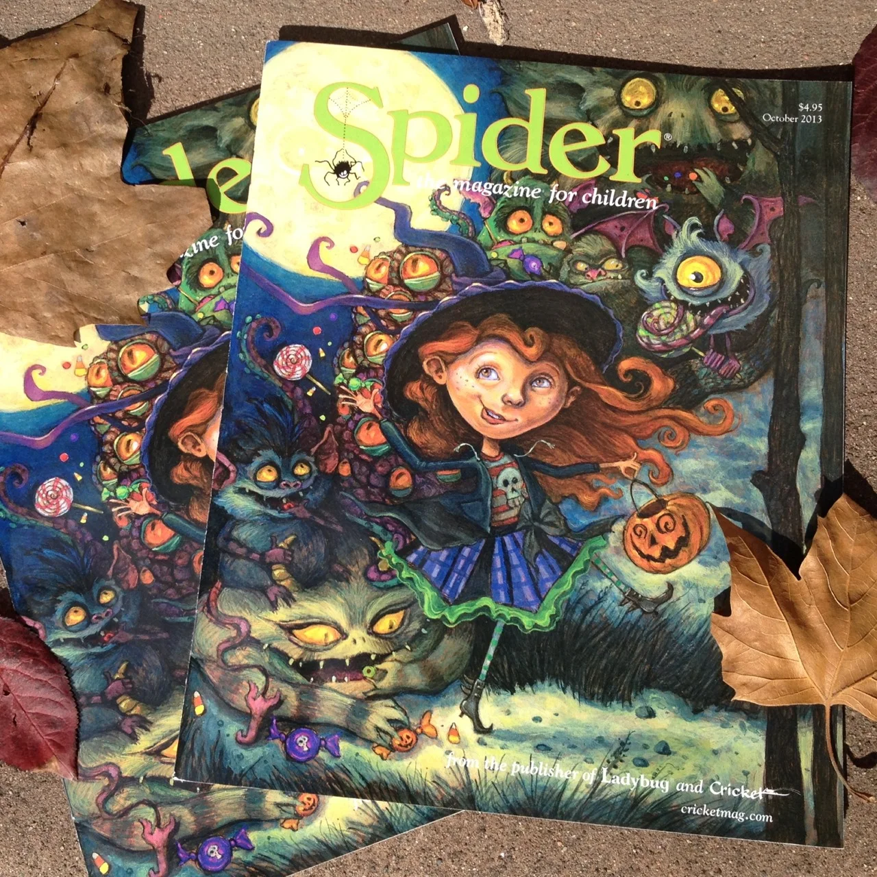 Cover of Spider Magazine, October 2013