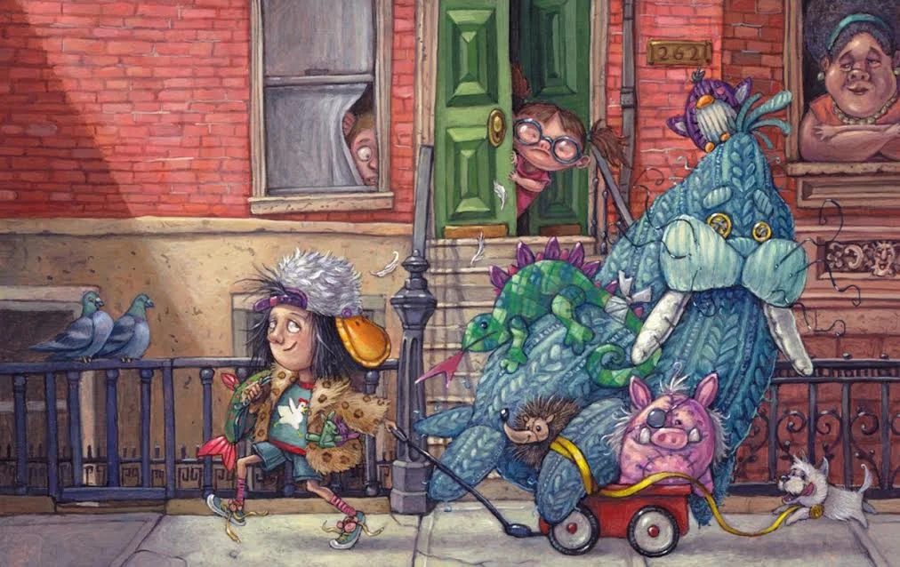 Illustration for Alligator Avenue for Lady Bug Magazine, September 2014