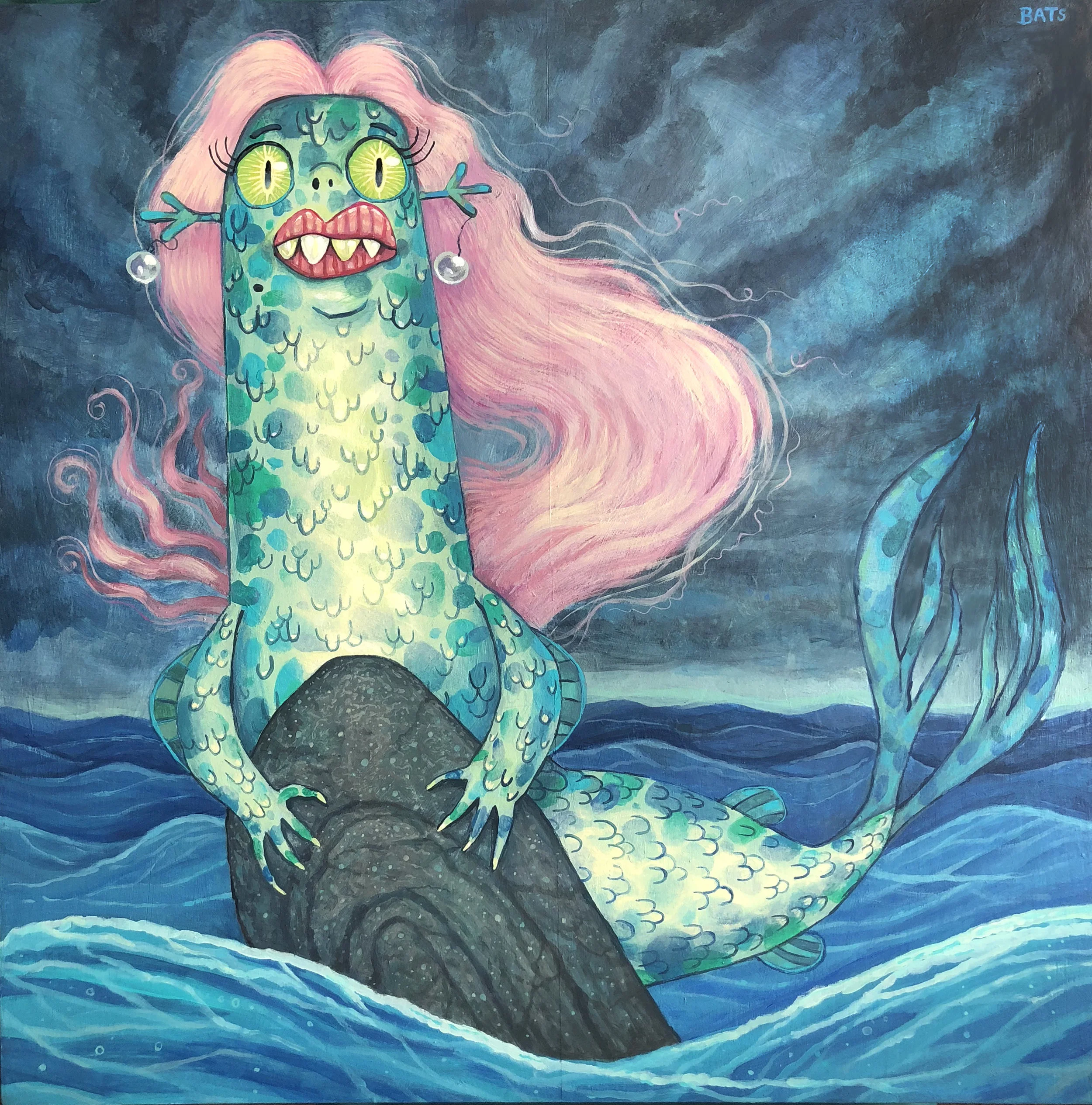 “I’ll wait for you right here...” Acrylic on Panel 2019